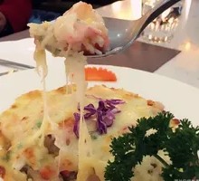 Tomato Sauce Seafood Bake Rice
