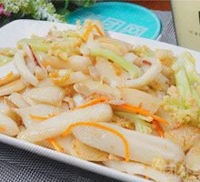 Stir-fried White Rice Cake