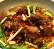 Braised Mountain Goat Meat
