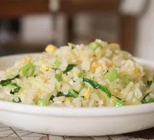 Egg and Pork Stir-Fried Rice