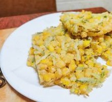Cucumber and Corn Pancake