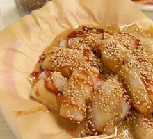 Smooth Sesame Sauce Rice Noodle Roll