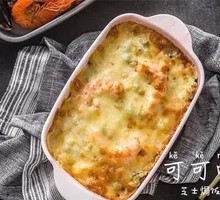 Black Pepper Shrimp Cheese Fried Rice