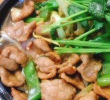 Grilled Beef on Iron Plate