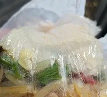 Spicy Potato Strips Rice Ball