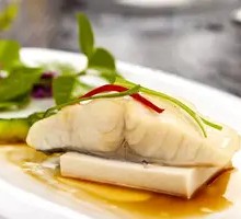 Steamed Cod Fish