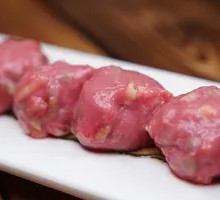 Hand-Beaten Meat Balls