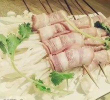 Bacon and Enoki Mushrooms