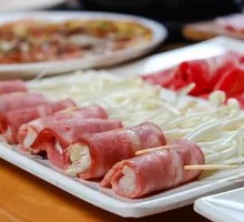 Bacon and Enoki Mushrooms