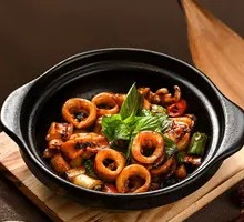 Thai Basil Three-Cup Squid