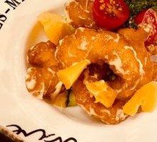 Pineapple Mustard Shrimp Balls