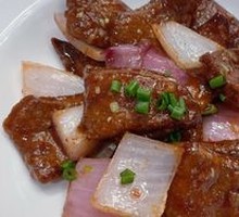 Onion Pan-Fried Liver