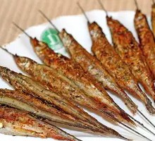 Grilled Squid Fish Skewers