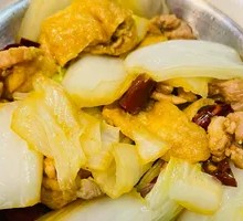 Bok Choy and Fried Tofu