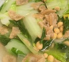 Pork Lard Crumbs Stir-fried with Baby Bok Choy