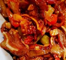 Celery Stir-fried with Pig Ear