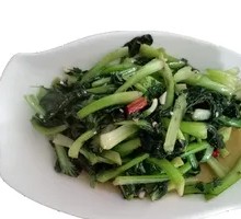 Garlic Stir-fried Chicken Greens
