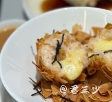 Burst of Good Luck Cheese Shrimp Balls