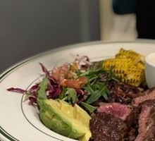 Grilled Beef, Roasted Corn, and Avocado Power Bowl