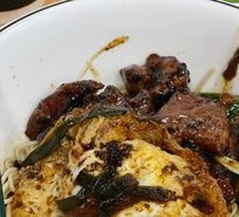 Stir-Fried Pork Liver Noodles with Sauce