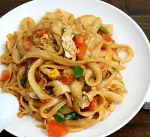 Egg Fried Knife-Cut Noodles