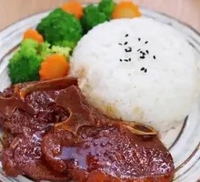 Braised Pork Cutlet Rice