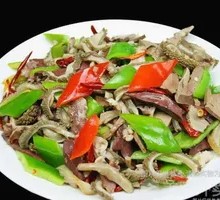 Stir-fried Lamb Offal with Garlic