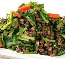 Leek and Snail Meat