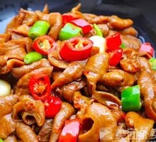 Spicy Pork Intestines Stir-fry
