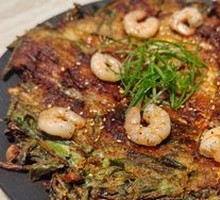 Beef and Shrimp Scallion Pancake