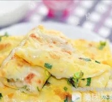 Green Pepper Egg Pancake