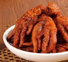 Braised Chicken Feet with Tiger Skin