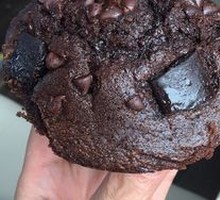 Rich Chocolate Muffin with Mushroom Top