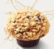 Fresh Blueberry Muffin with Mushroom Top