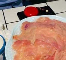 Sliced Pork Kidney with Big Knife