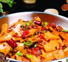 Spicy Pot-Braised Tofu with Leaves