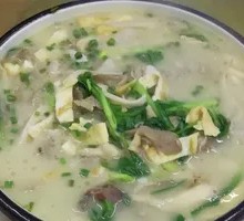 Shaped Pork and Egg Dish