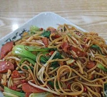 Egg and Ham Fried Noodles