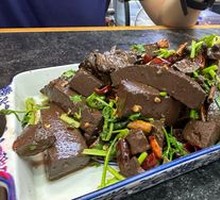 Stir-fried羊Blood