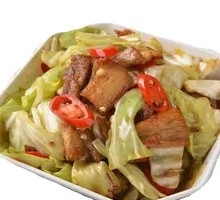 Cabbage and Pork Fried Rice