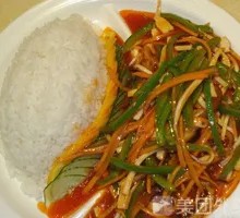 Fish-Flavored Shredded Pork Rice Bowl