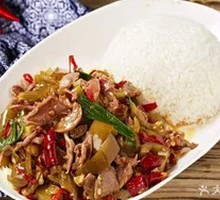 Spicy Chicken Offal Rice