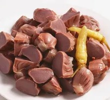Classic Old Duck Noodle Soup with Duck Gizzard