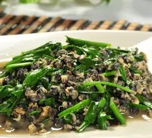 Leek and Snail Meat