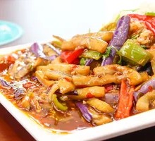 Fish-Flavored Eggplant Rice Bowl