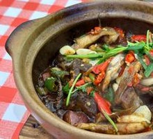 Stir-fried Snakehead Fish Head