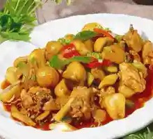Stir-fried Mountain Chicken