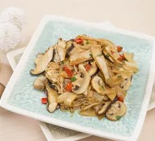 Mushroom and Pork Strips