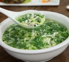 Cilantro Tofu Soup