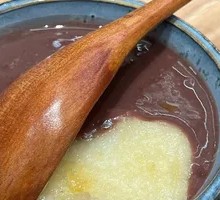 Grilled Rice Cake with Red Bean Paste
